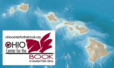 Ohio Center for the Book Logo left of Hawaiian islands