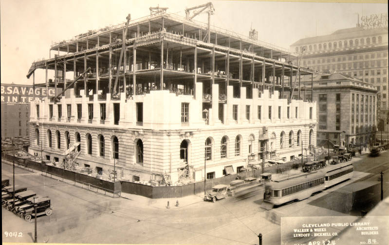 Construction of Main Library. April 3, 2024.